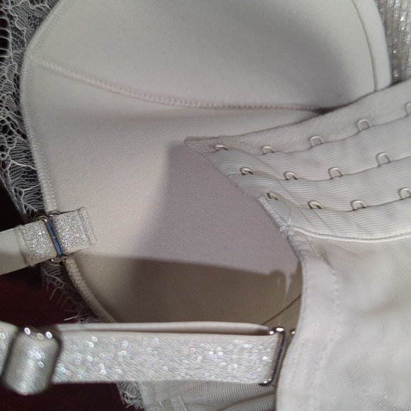 Metallic Lace Bra - Picture 6 of 10